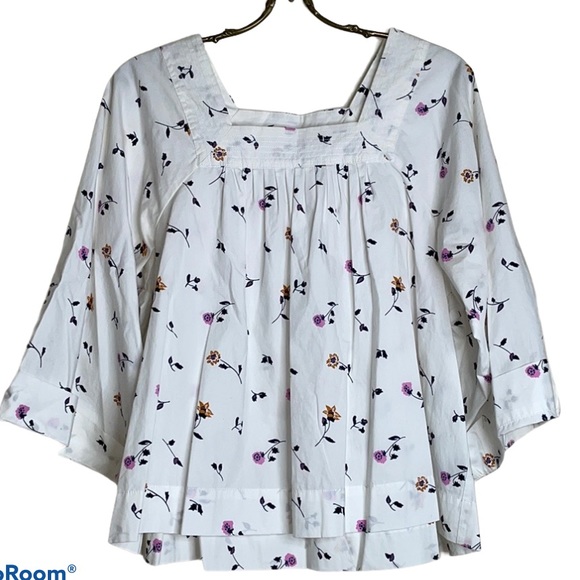 Madewell Tops - Madewell Floral Flowy Boho Peasant Top